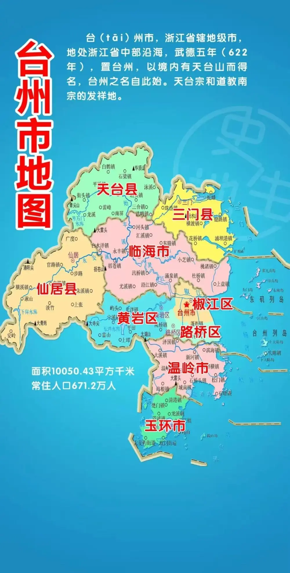 台州旅游地图