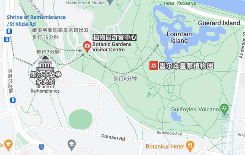 墨尔本旅游地图:墨尔本市区主要景点攻略