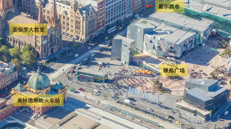 墨尔本旅游地图:墨尔本市区主要景点攻略