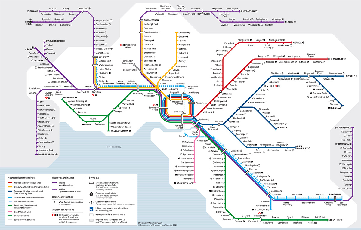 墨尔本大众公共交通系统完全攻略:在墨尔本如何搭乘电车、公交车和火车