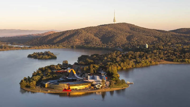 堪培拉旅游地图：澳大利亚首都堪培拉主要景点攻略