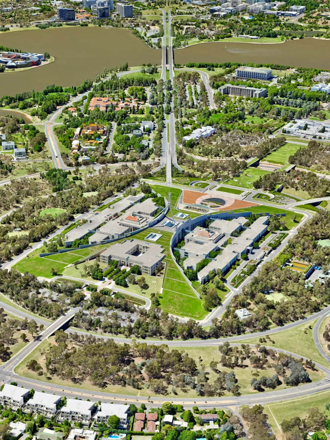 堪培拉旅游地图：澳大利亚首都堪培拉主要景点攻略