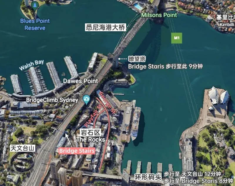 悉尼旅游地图：悉尼主要景点完全攻略