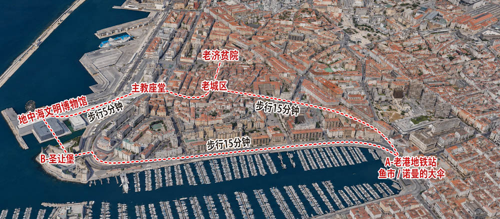 法国马赛旅游攻略和旅游地图