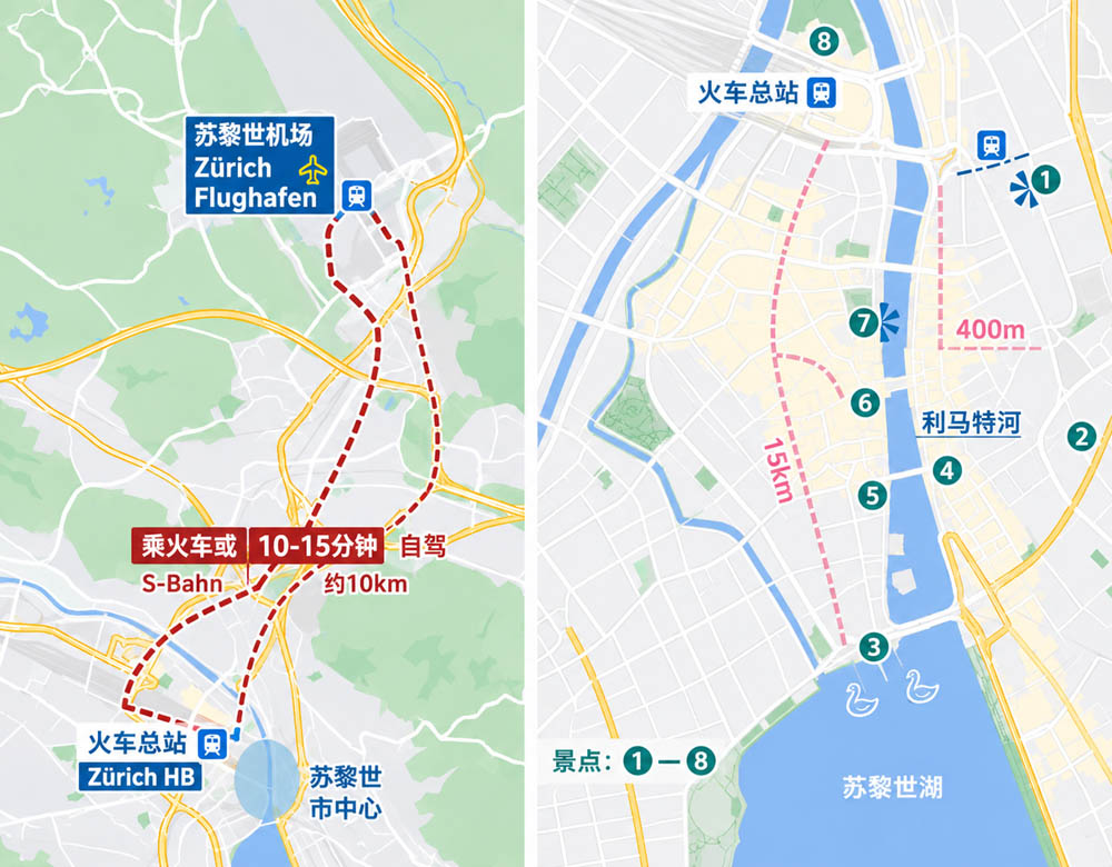 瑞士旅游地图和自由行攻略（2026年5月更新）
