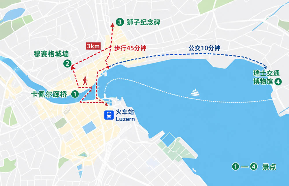瑞士旅游地图和自由行攻略（2026年5月更新）