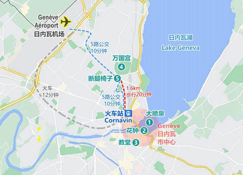 瑞士旅游地图和自由行攻略（2026年5月更新）