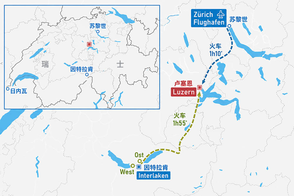 瑞士卢塞恩（琉森）旅游攻略
