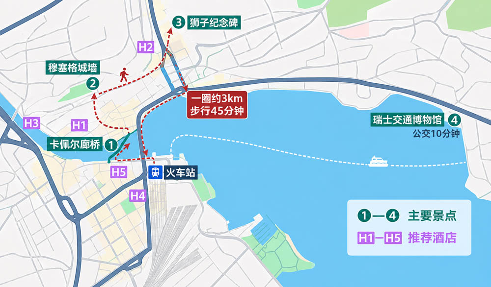 瑞士卢塞恩（琉森）旅游攻略