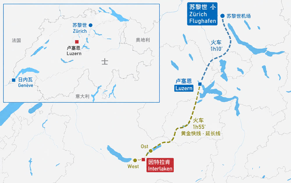 瑞士因特拉肯旅游自由行攻略