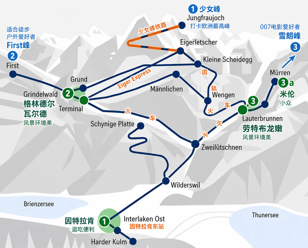 瑞士因特拉肯旅游自由行攻略