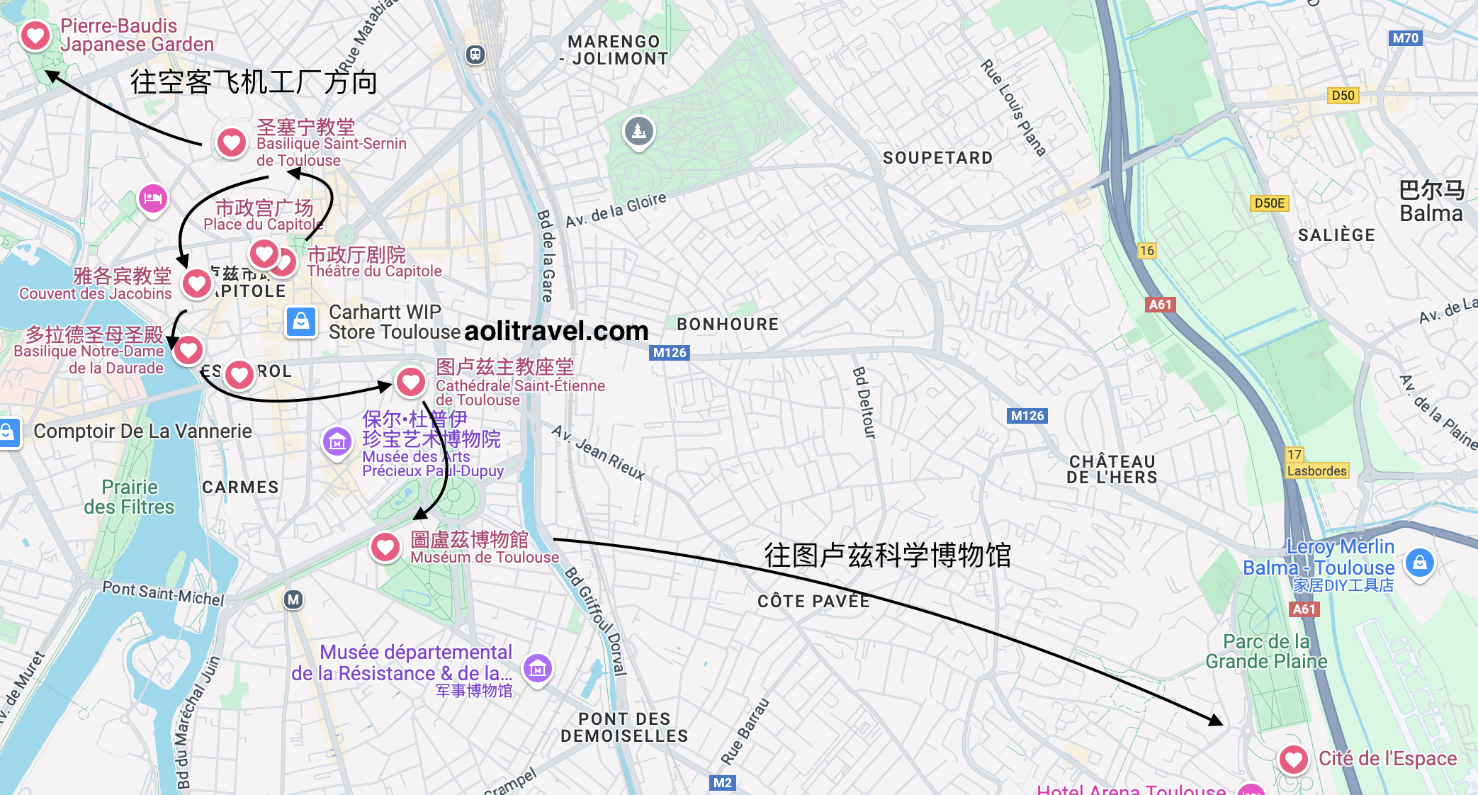法国图卢兹旅游攻略——在玫瑰之城邂逅浪漫古韵与前沿科技的法式秘境