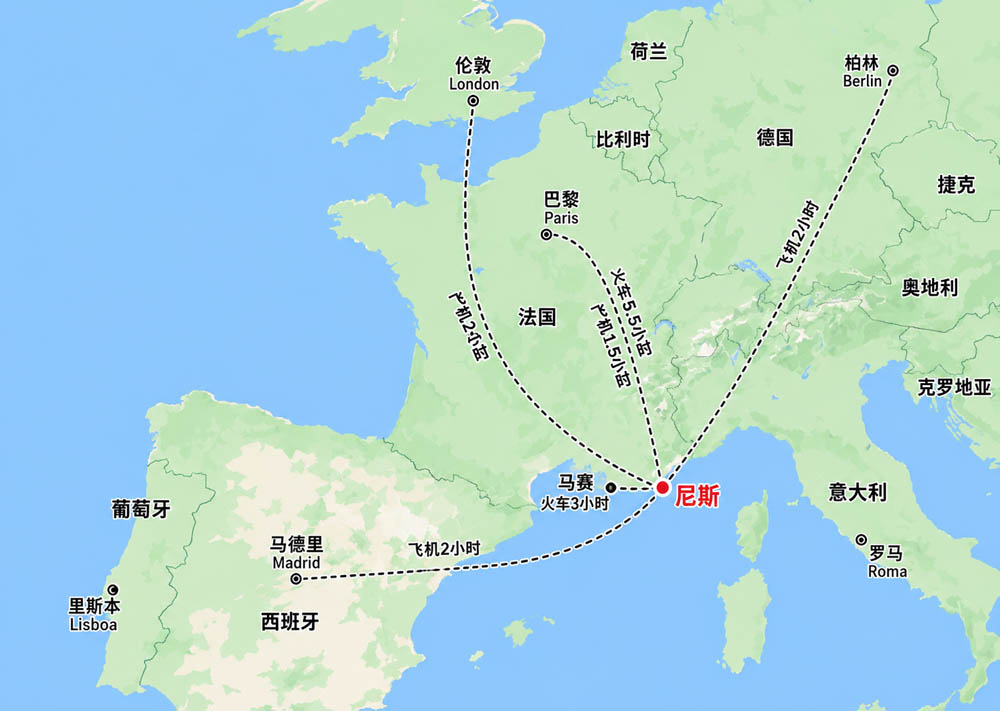 法国尼斯大众公共交通攻略:如何前往尼斯